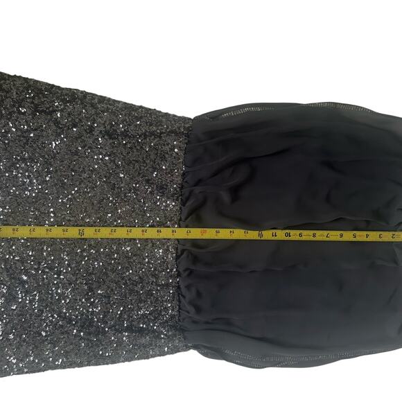 Cache Gray Sheath Mini Dress Sleeveless Scoop Neck - Picture 14 of 16